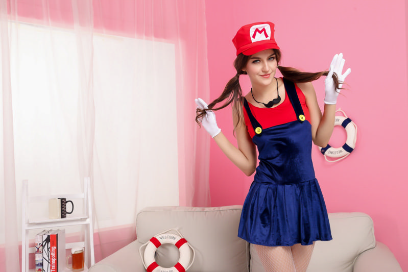 F1518-1Pretty Plumber Costume